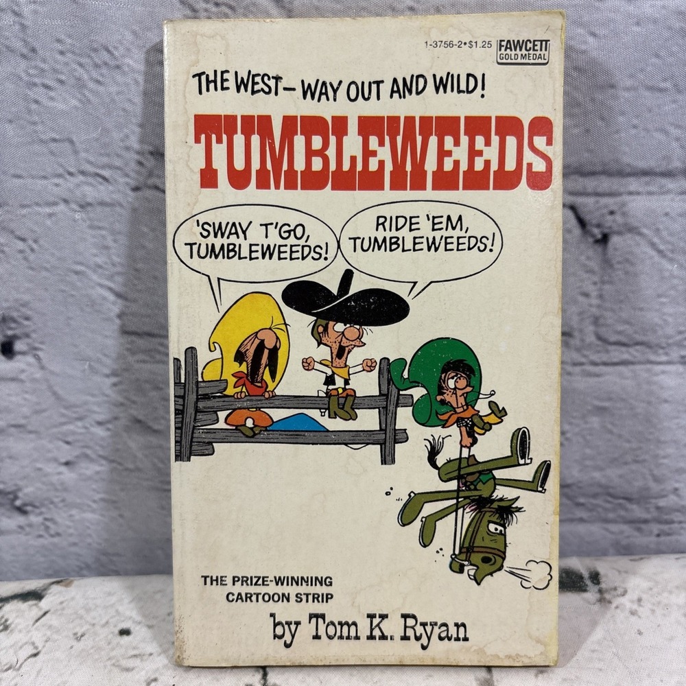 The West Way Out and Wild Tumbleweeds Tom K Ryan 1968 Fawcett Paperback